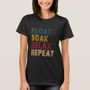 Camiseta Flutuação Repetida do Rio Float Soak Relax