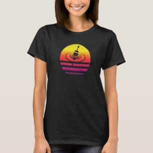 Camiseta Flutuador de pesca estilo retrô vintage