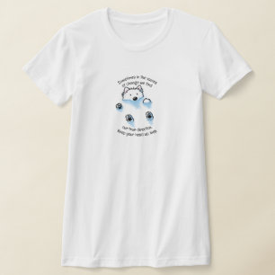 Camiseta Flutuante do Cão Westie