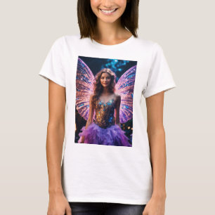 Camiseta "Flutuar em Estilo" ou "Asas de Elegância"