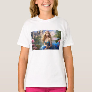Camiseta "Flutuar em Estilo" ou "Asas de Elegância"
