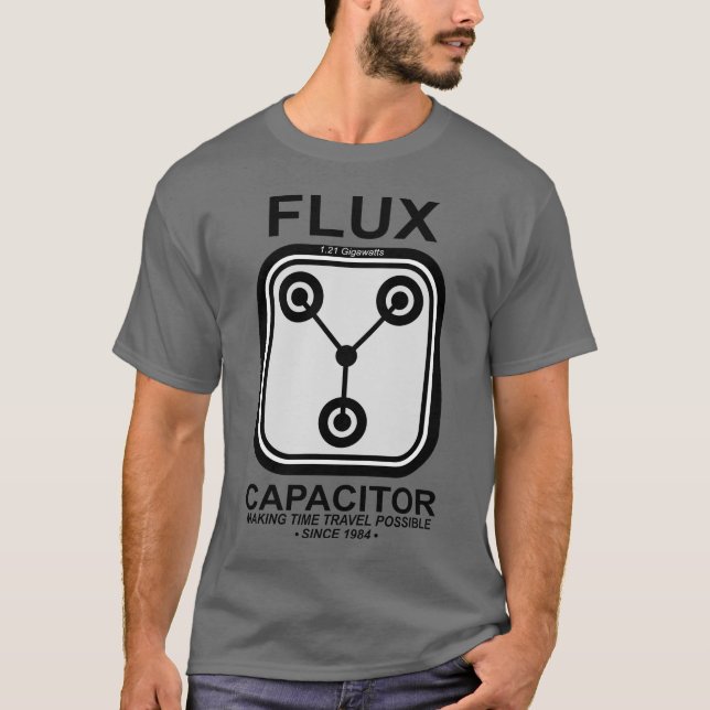 Camiseta FLUX Capacitor 1.21 Gigawatts (Frente)