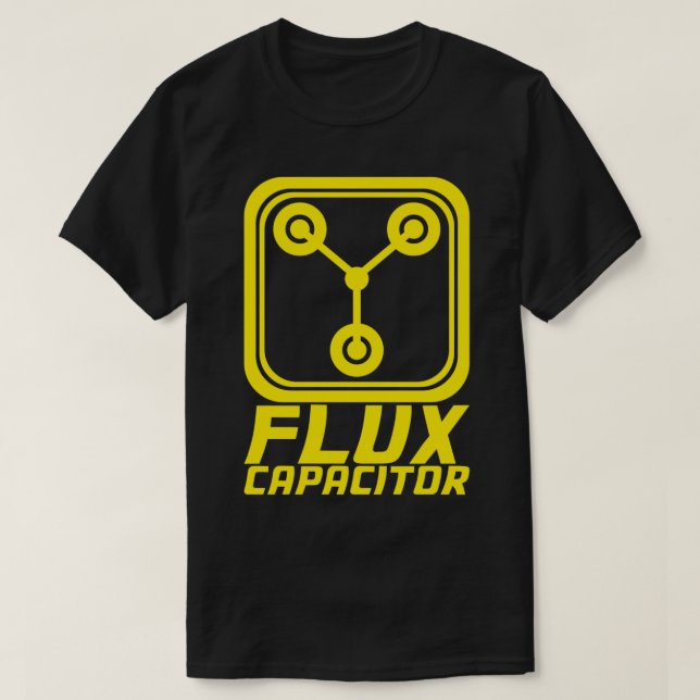 Camiseta Flux Capacitor de Volta ao Futuro 1 (Frente do Design)