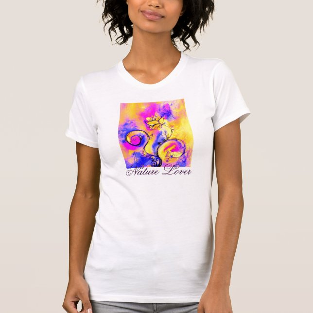 CAMISETA FLUXAS QUÍMICAS COLORIDAS NATUREZA AMOR (Frente)