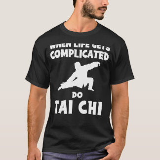 Camiseta Fluxo com Humor: Quando A Vida Se Complicar, Eu Ta