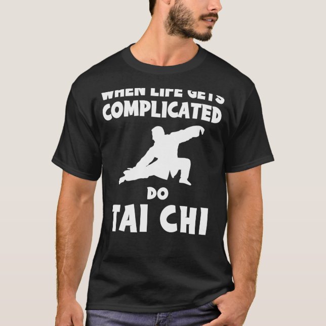 Camiseta Fluxo com Humor: Quando A Vida Se Complicar, Eu Ta (Frente)
