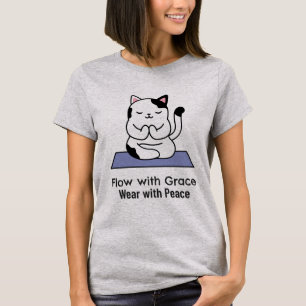 Camiseta Fluxo com o Visto Grace com Peace Yoga