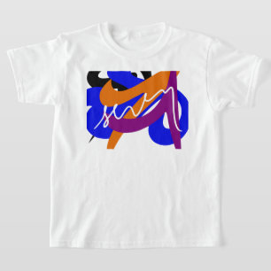 Camiseta Fluxo de Abstrato vibrante