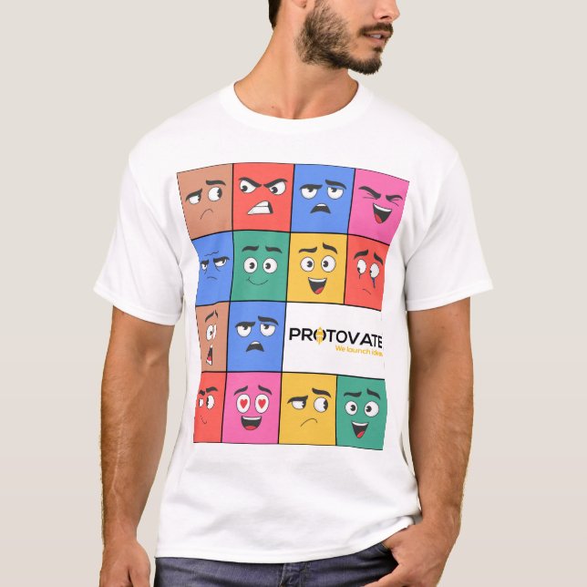 Camiseta Fluxo de Emoções de Tempestade (Frente)