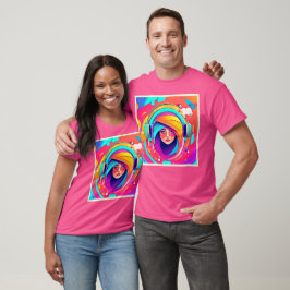 Camiseta Fluxo de Música Vibrante
