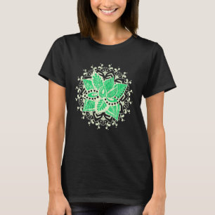 Camiseta Fluxo de Yoga Espiritual Boho Geometria Fractal Ma