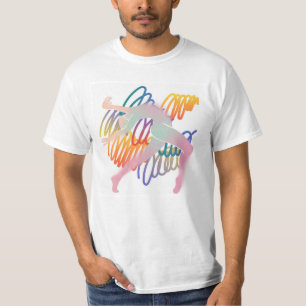 Camiseta Fluxo dinâmico: Abstrato em movimento