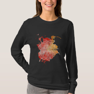 Camiseta Fluxo Espiritual da Geometria Sagrada da Flor do C