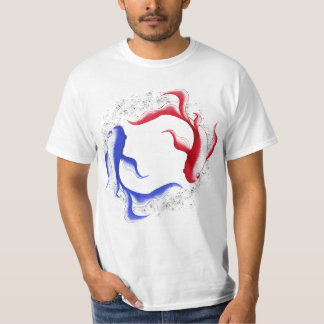 Camiseta Fluxo Marcial Abstrato Yin Yang Arte Marcial