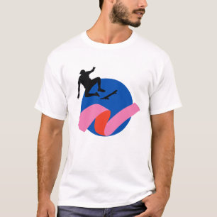 Camiseta Fluxo urbano - Skate das vibrações Abstrato
