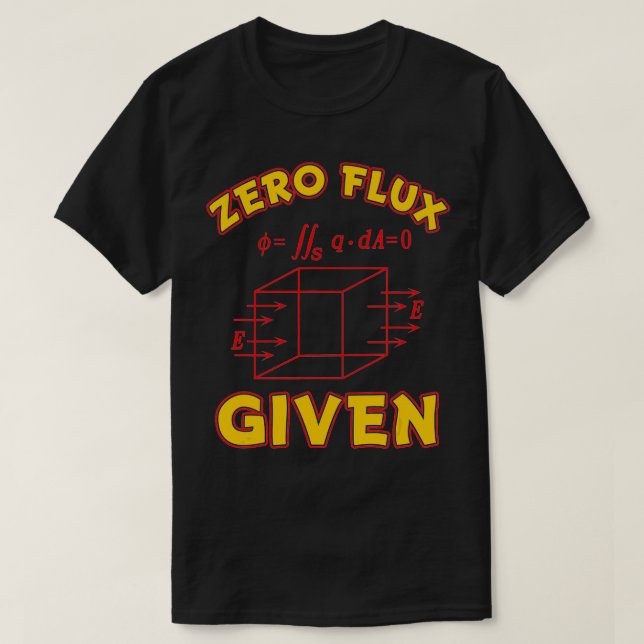 Camiseta Fluxo Zero dado trocadilho engraçado para engenhar (Frente do Design)