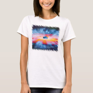 Camiseta Fluxos de Buraco Negro - Conceito de Artista Color