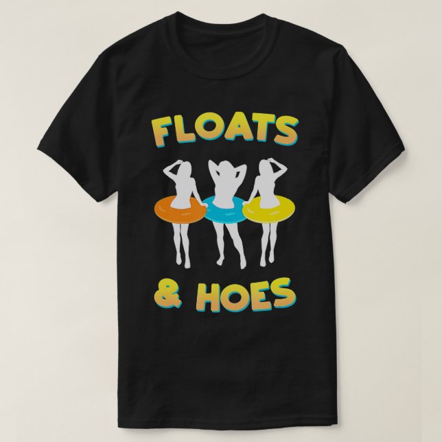 Camiseta Fluxos E Enxovais Engraçados, Viagem Fluvial (Frente do Design)