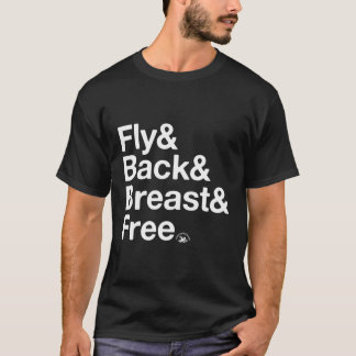 Camiseta Fly Back Breve Free Im Individual Medley Swimmers