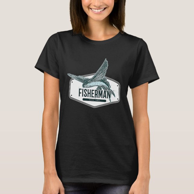 Camiseta Fly Fisherman  For Dad Grandpa Papa Fish Fishing (Frente)