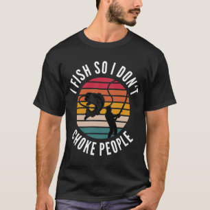 Camiseta Fly Fishing Pôr do Sol Retro Divertido Pescador An