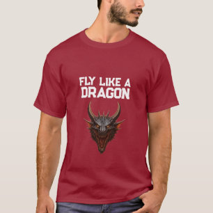 Camiseta Fly Like A Dragon Fantasia