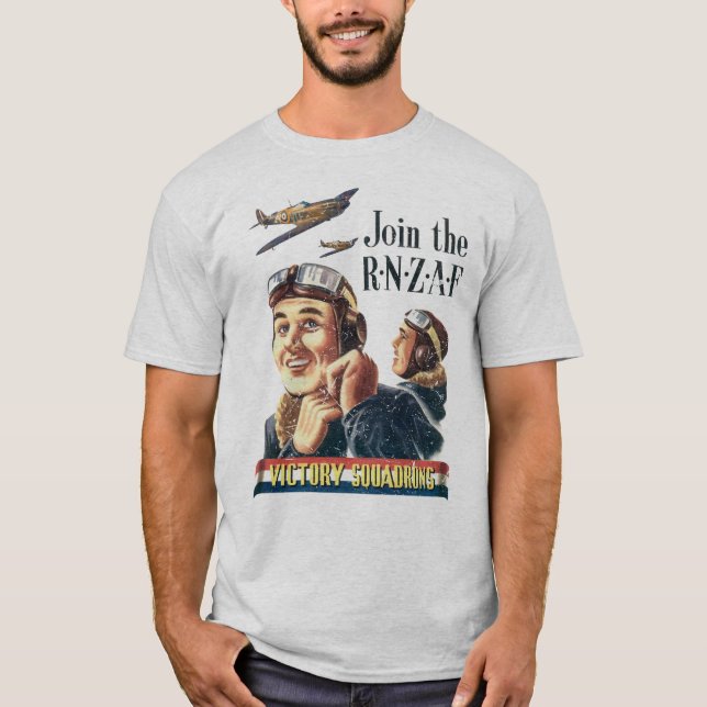Camiseta Fly with the Victory Squadrons | World War 2 (Frente)
