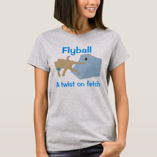 Camiseta Flyball Twist - T feminino (Frente)