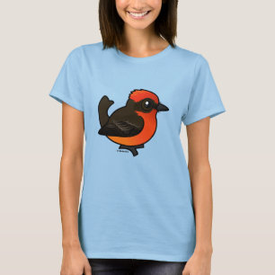 Camiseta Flycatcher de Vermilion Cujo Canto