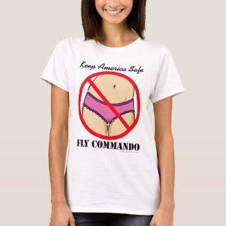Camiseta FlyCommando-Calcinhas
