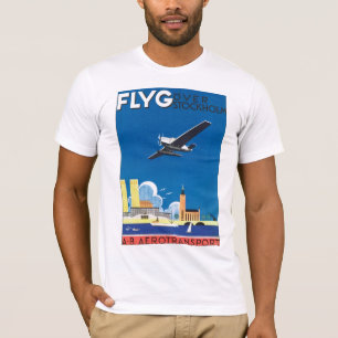 Camiseta Flyg sobre Éstocolmo
