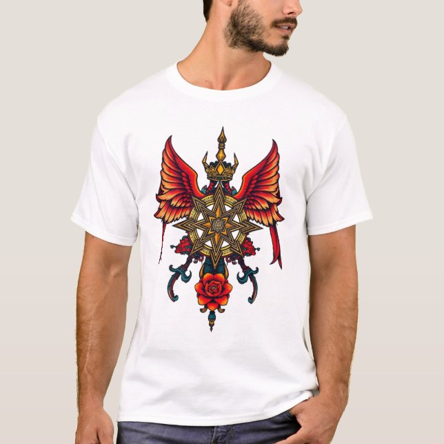 Camiseta Flying Bard Tattoo (Frente)
