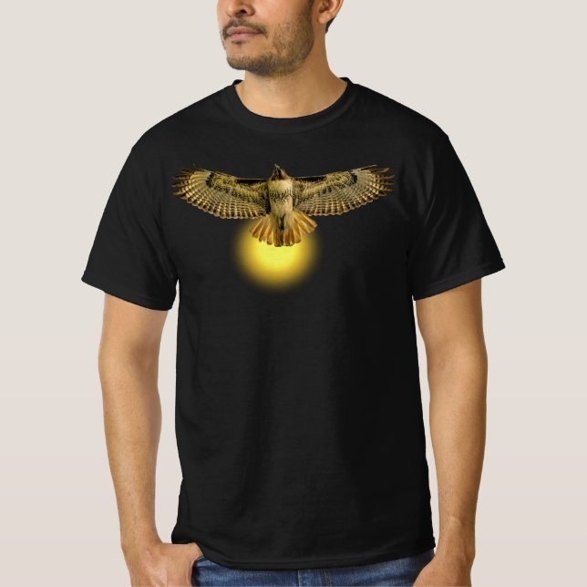 Camiseta Flying Hawk in the Sun (Frente)