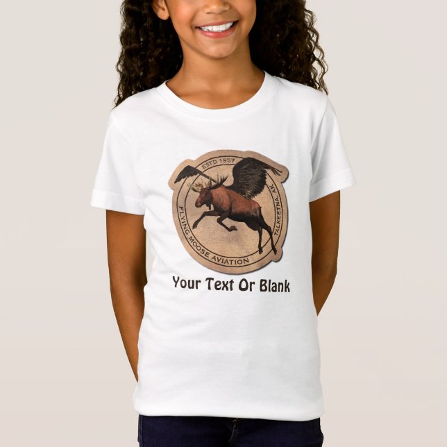 Camiseta Flying Moose Aviation (Frente)