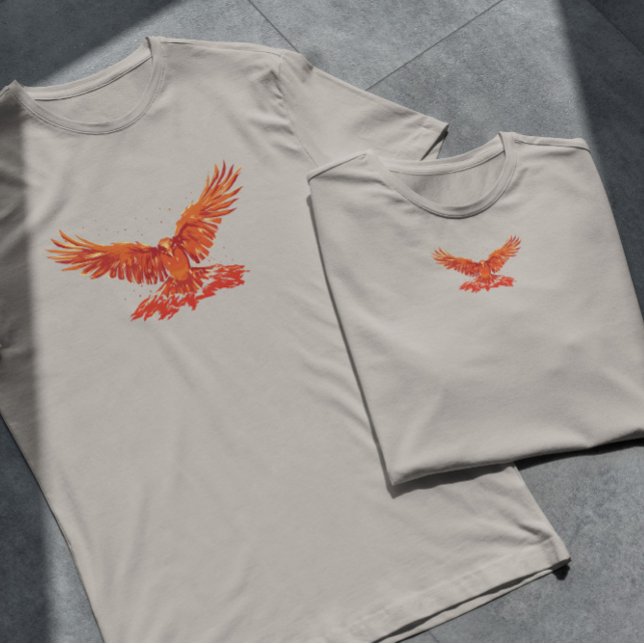 Camiseta Flying Phoenix Bird (Criador carregado)