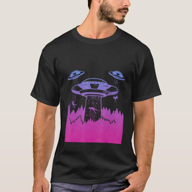 Camiseta Flying Saucer UFO Astronauts are Aliens 5 (Frente)