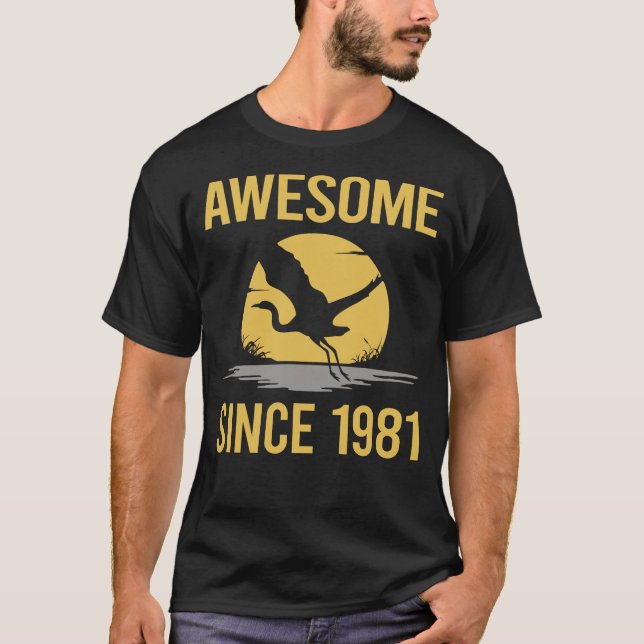 Camiseta FLying Stork - Incrível Desde 1981 (Frente)