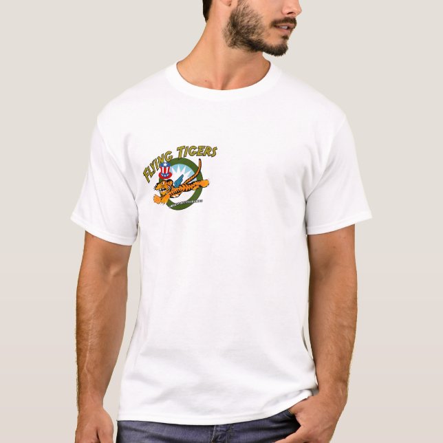 Camiseta Flying Tigers p-40 Warhawk (Frente)