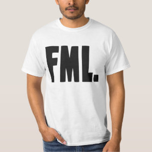 Camiseta FML F minha vida