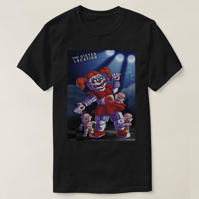 Camiseta Fnaf Security Breach 14 (Frente do Design)