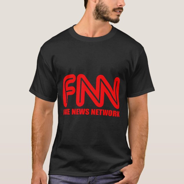 Camiseta Fnn Fake News Network Apparel Funny Christmas Gift (Frente)