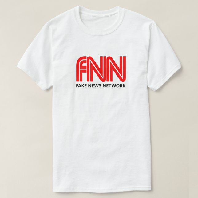 Camiseta FNN FKE NEWS NETWORK Light T-Shirt (Frente do Design)