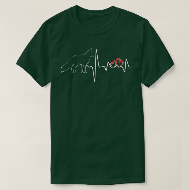 Camiseta Fo Animal Heartbeat Love For Fo 1311 (Frente do Design)
