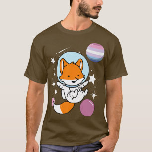Camiseta Fo Astronauta Bigender Pride