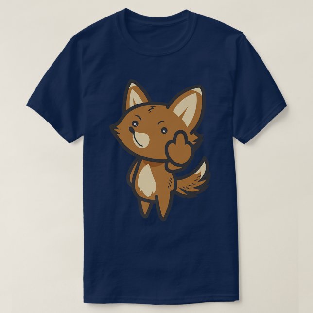 Camiseta Fo bonito e cego te tirando do dedo médio D (Frente do Design)