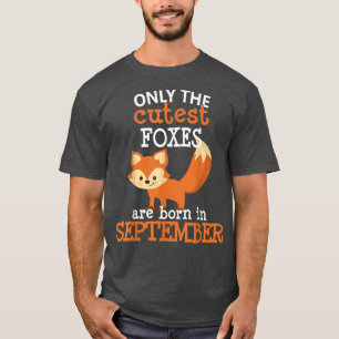 Camiseta Fo De Setembro De Aniversário Bonito Presente Para