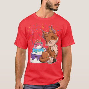 Camiseta Fo Lover Forest Animal Party Cake Cu