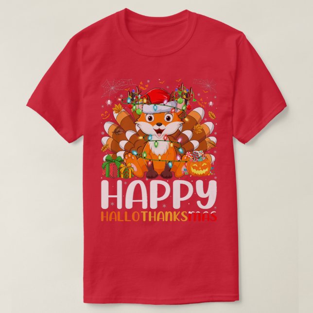 Camiseta Fo Lover Halloween Feliz Hallothanksmas (Frente do Design)