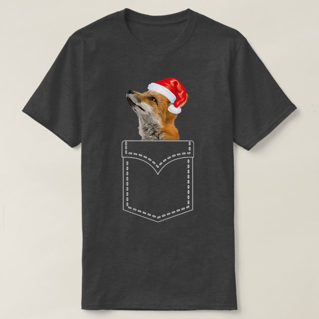 Camiseta Fo no bolso Natal Pajama Engraçado Fotos Xmas Anim (Frente do Design)