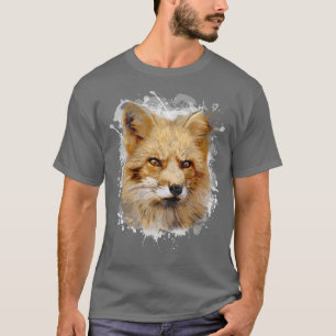 Camiseta Fo Wildlife Nature Watercolor Amante de os animais